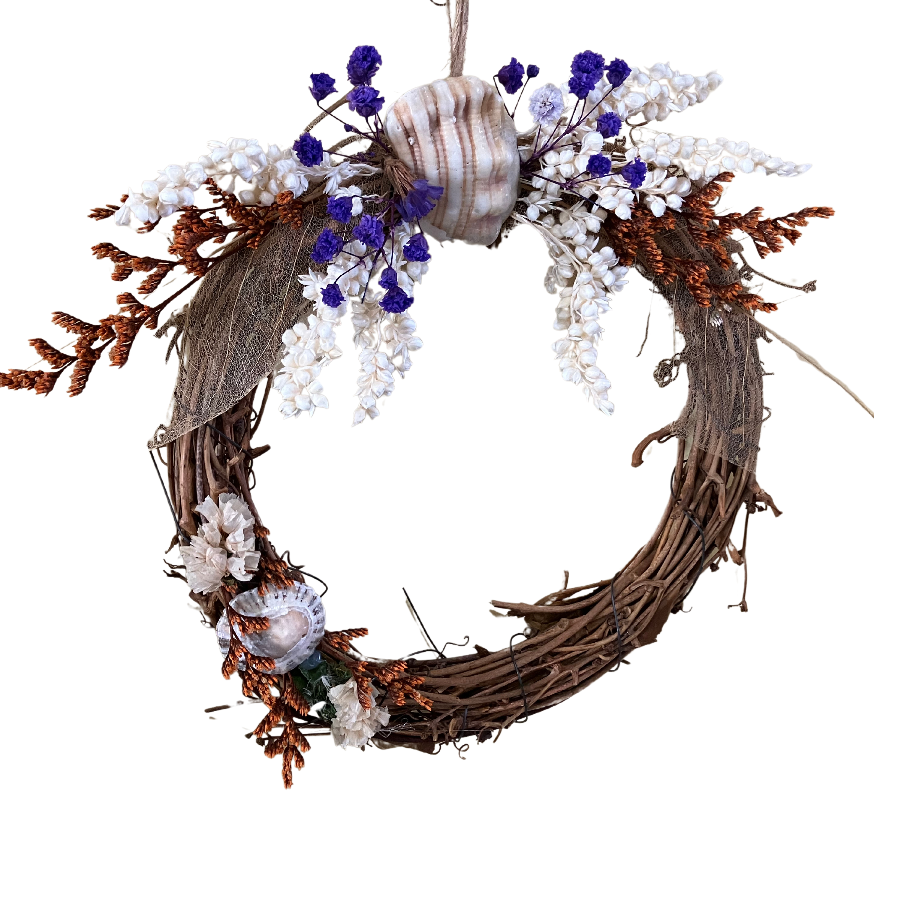 Dried Flower Wreath Idea